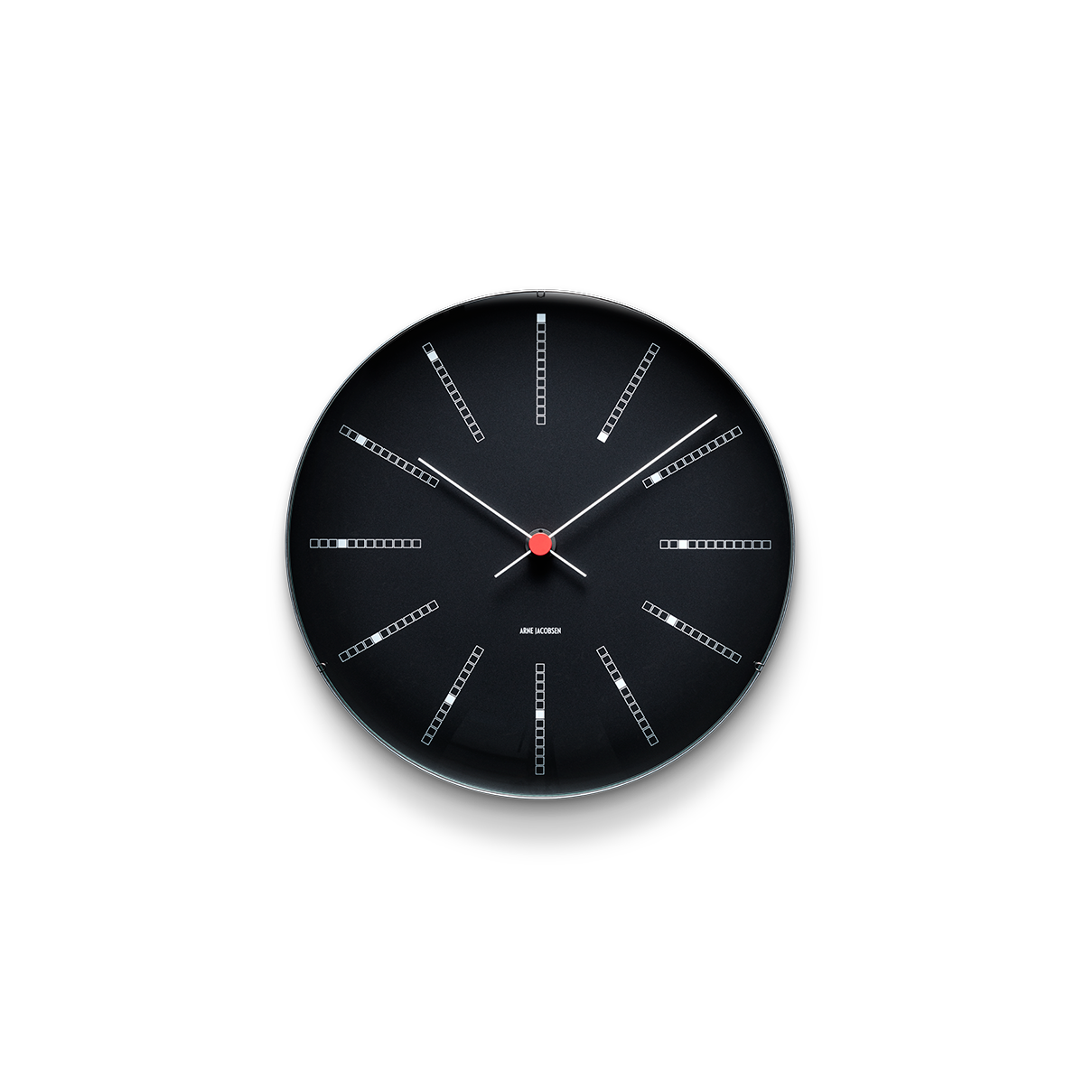 Arne Jacobsen - Bankers Wall Clock Ø 21 cm - Black (43636)