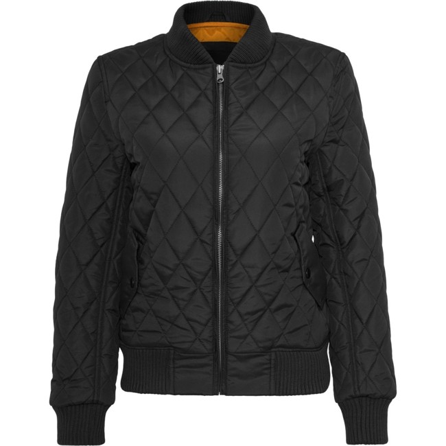 Urban Classics Ladies - DIAMOND QUILT NYLON Jacket black