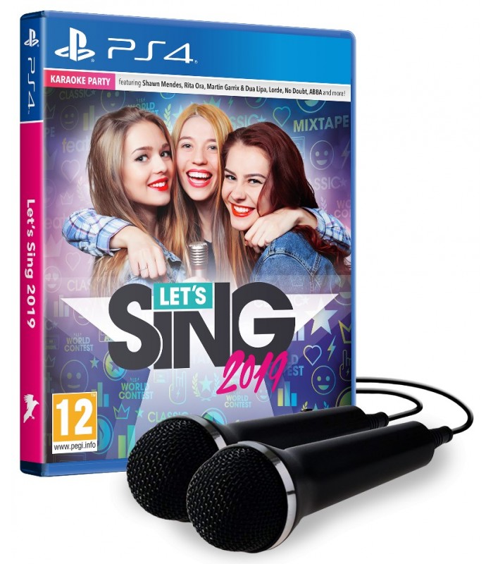 Bevægelig Selskabelig fraktion Køb Let's Sing 2019 (2 mics)