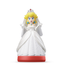 Nintendo Amiibo Peach in wedding outfit (Super Mario Collection)