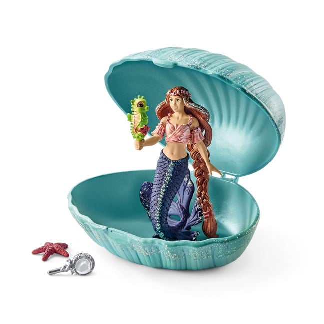 Schleich - Mermaid with Baby Seahorse in Shell (70563)