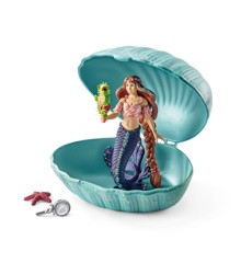 Schleich - Mermaid with Baby Seahorse in Shell (70563)