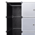 Opbevaringsskab med 24 kasser i sort og hvid 37x150x190 cm thumbnail-5