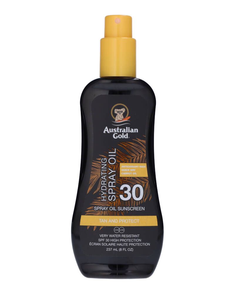 Australian Gold - Carrot Spray Oil SPF 30 237 ml - Skjønnhet