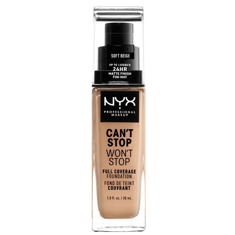 NYX Professional Makeup - Can't Stop Won't Stop Foundation - Soft Beige