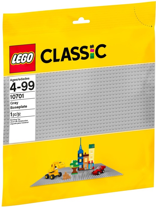 LEGO Classic - Gray Baseplate (10701)