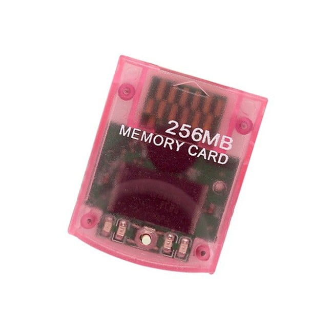 Zedlabz 256mb memory card for nintendo gamecube gc & wii 4086 block - pink