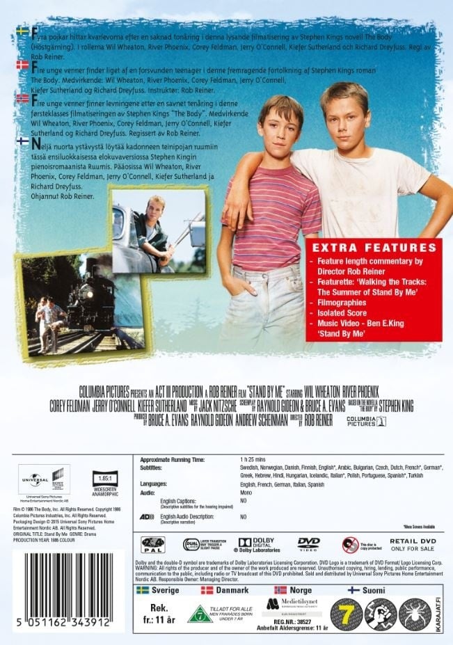 Kjop Stand By Me Dvd