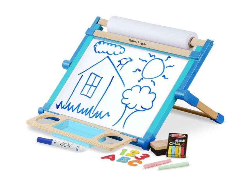 Melissa & Doug - Wooden Double-Sided Tabletop Easel (12790)