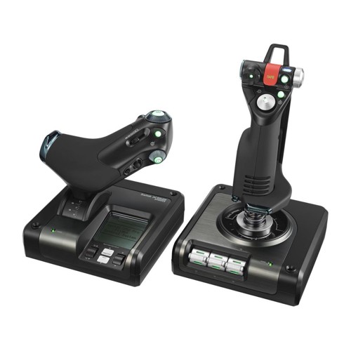 - G Saitek X52 Pro Flygkontrollsystem