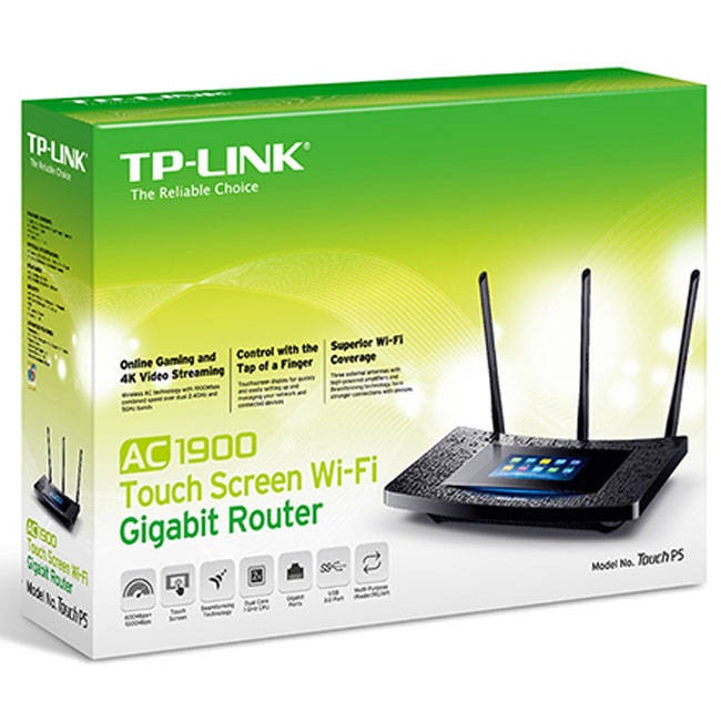 TP-LINK Touch P5 Touch Screen AC1900 (600+1300) Wireless Dual Band Cable Router