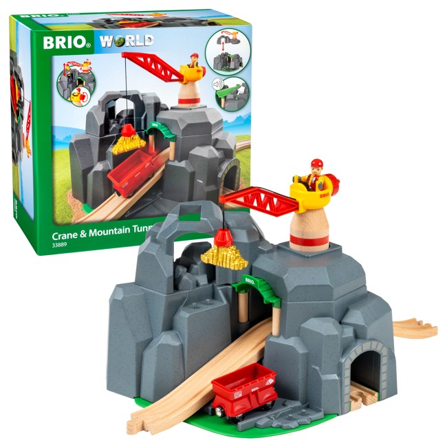 BRIO - Crane and Mountain Tunnel (33889)