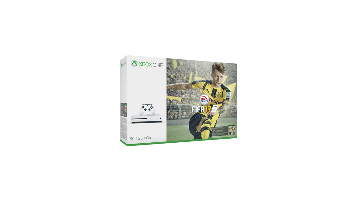 Xbox One S Console - 500 GB - Fifa 17 Bundle Edition