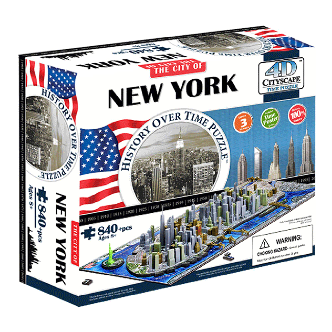 4D CityScape - Time Puzzle - New York