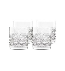 Luigi Bormioli - Mixology Textures Water Glass/whisky Glass - 4 Pack (12346-02)