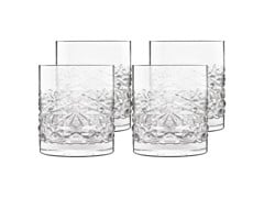 Luigi Bormioli - Mixology Textures Water Glass/whisky Glass - 4 Pack (12346-02)