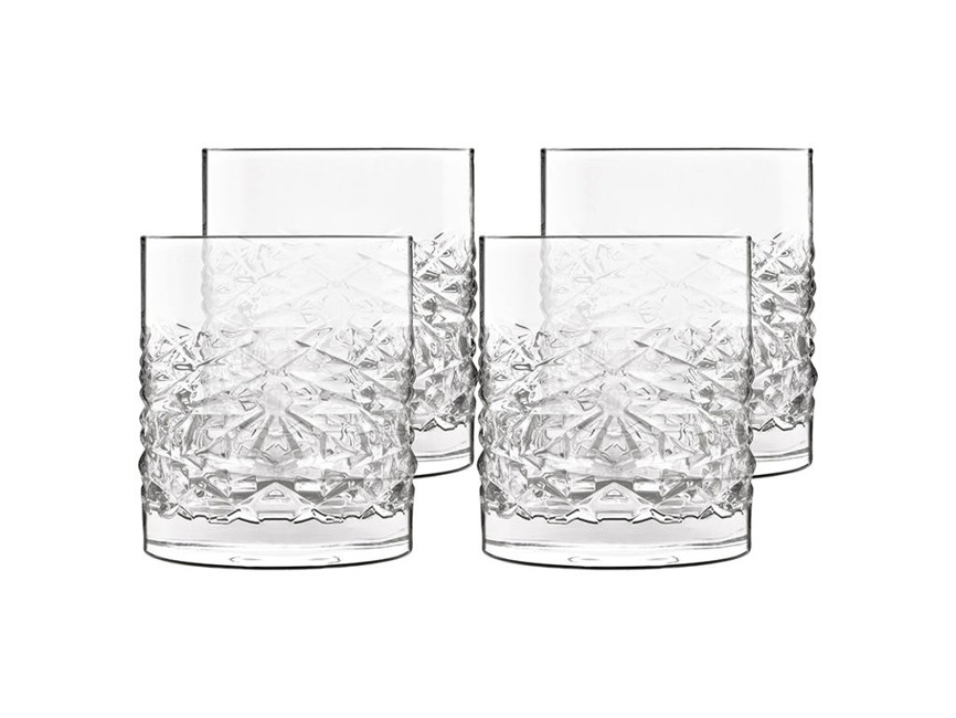 Luigi Bormioli - Mixology Textures Whiskyglas/Vandglas - 4 stk