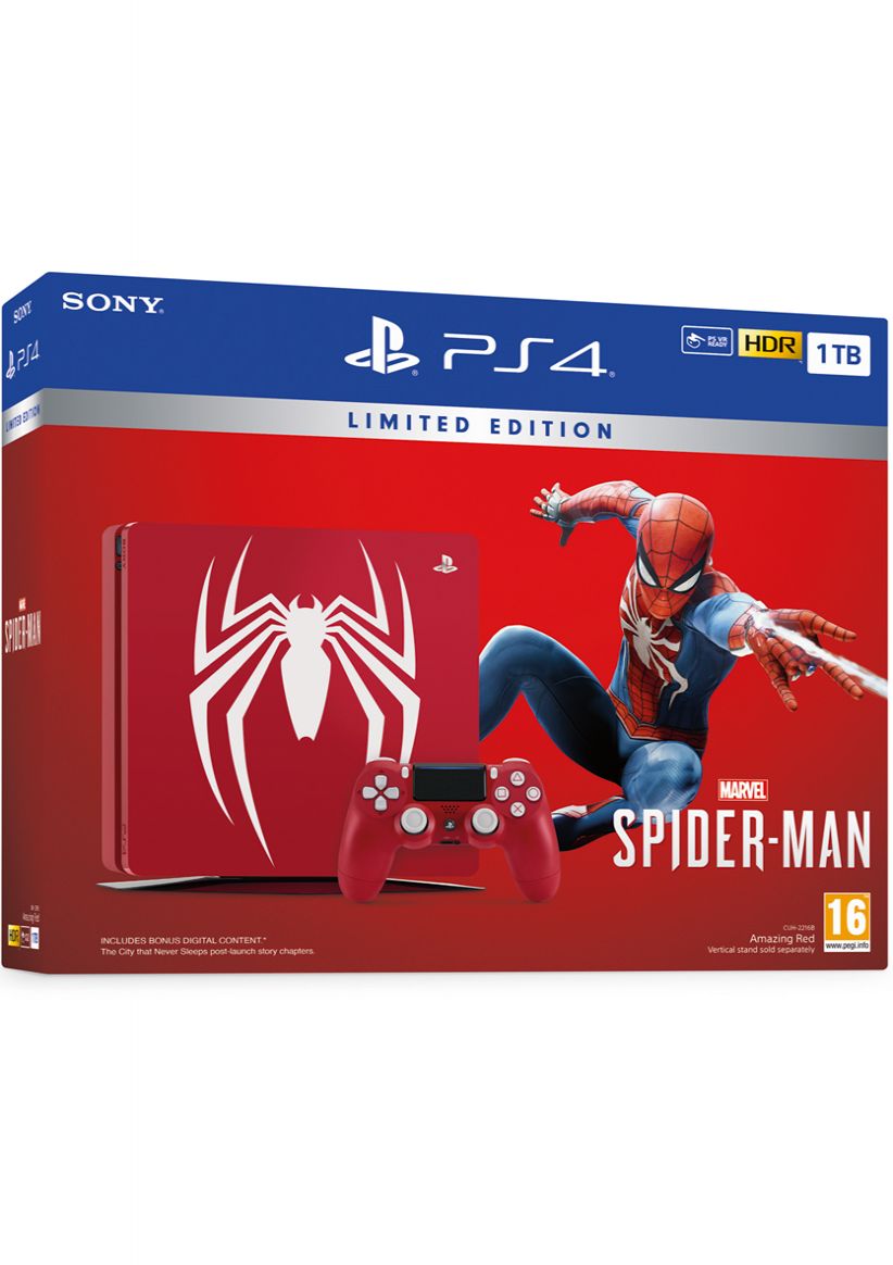 syreindhold farvning Vært for Køb Playstation 4 Slim 1TB Marvel Spider-Man (Limited Edition)