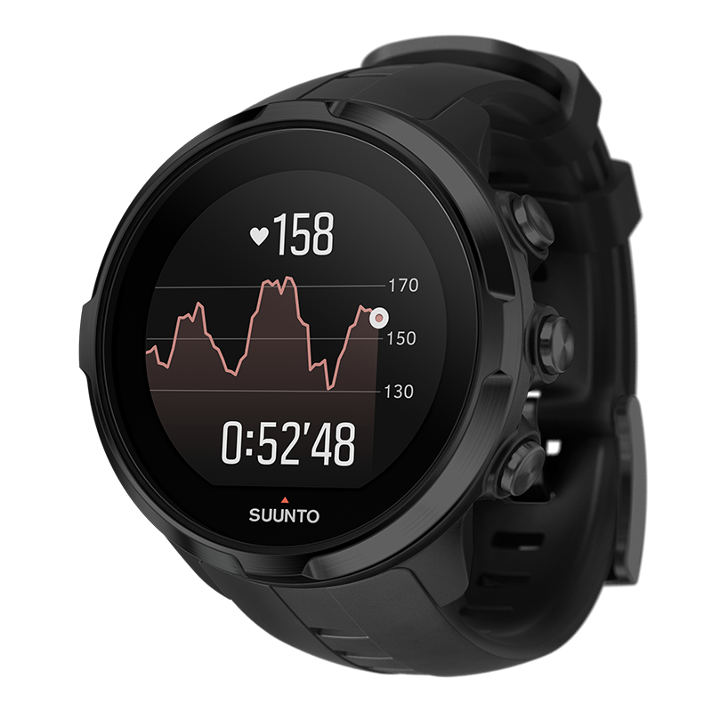 Suunto - Spartan Sport Wrist HR All Black Multisport Watch - Elektronikk