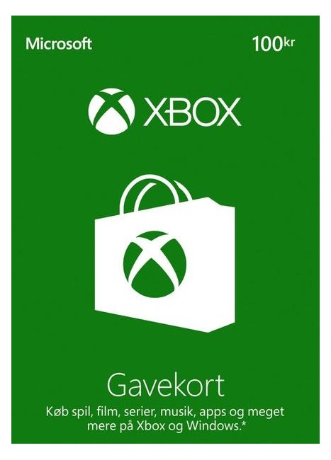 Microsoft Xbox Live Gift Card 100 Kroner (Xbox 360/Xbox One)