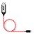 PAC - Opladningskabel USB-C Rødt LED belyst kabel ( 1m ) thumbnail-1