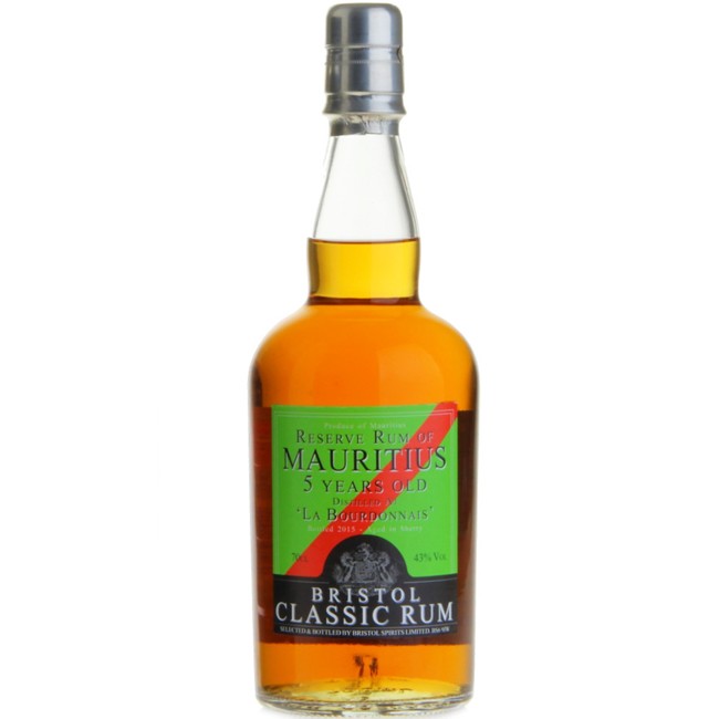 Bristol Classic Reserve Rum of Mauritius 5 Year Old Sherry Finish Rum, 70 cl