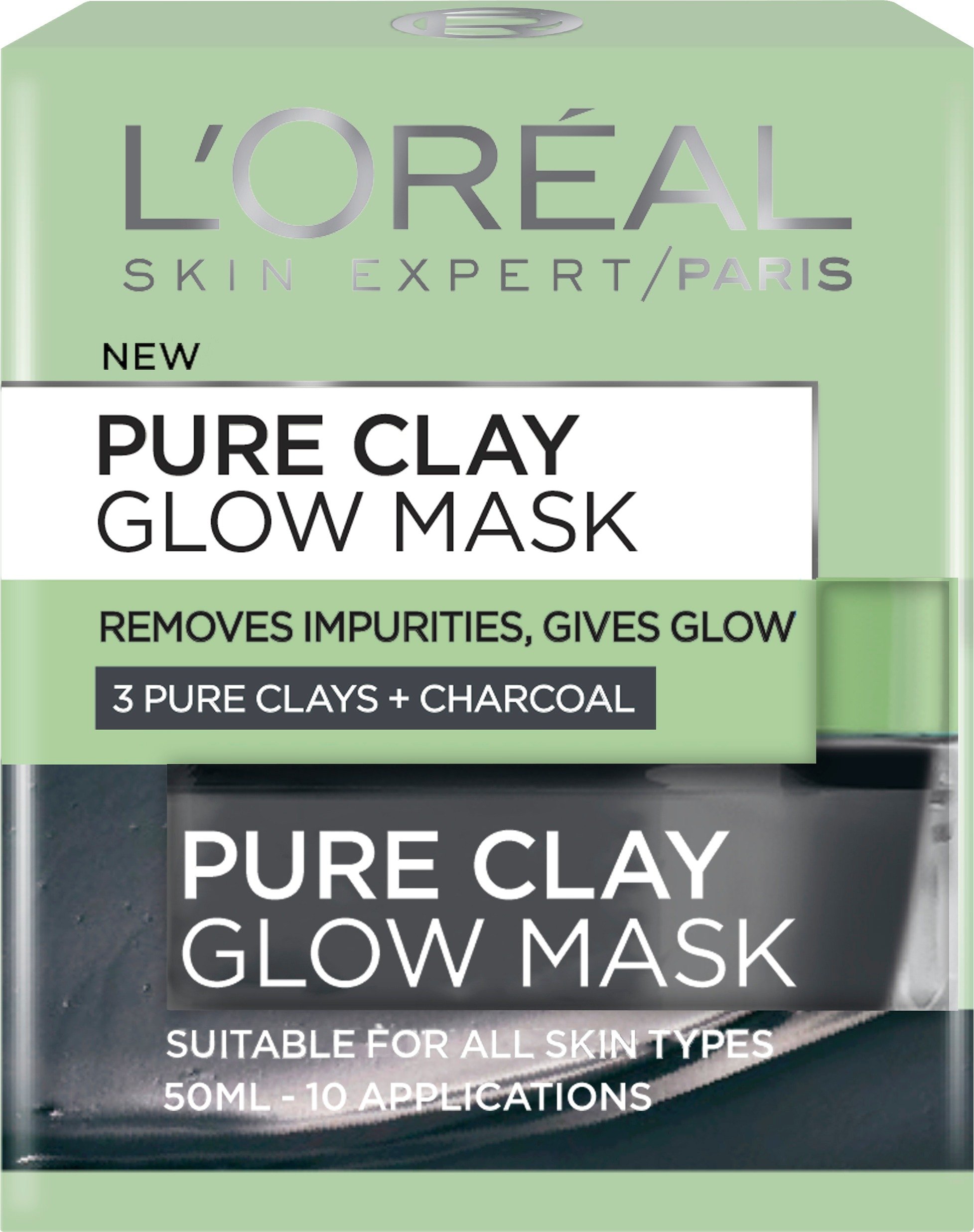 Køb L'Oréal Pure Clay Glow Mask - Ansigtsmaske
