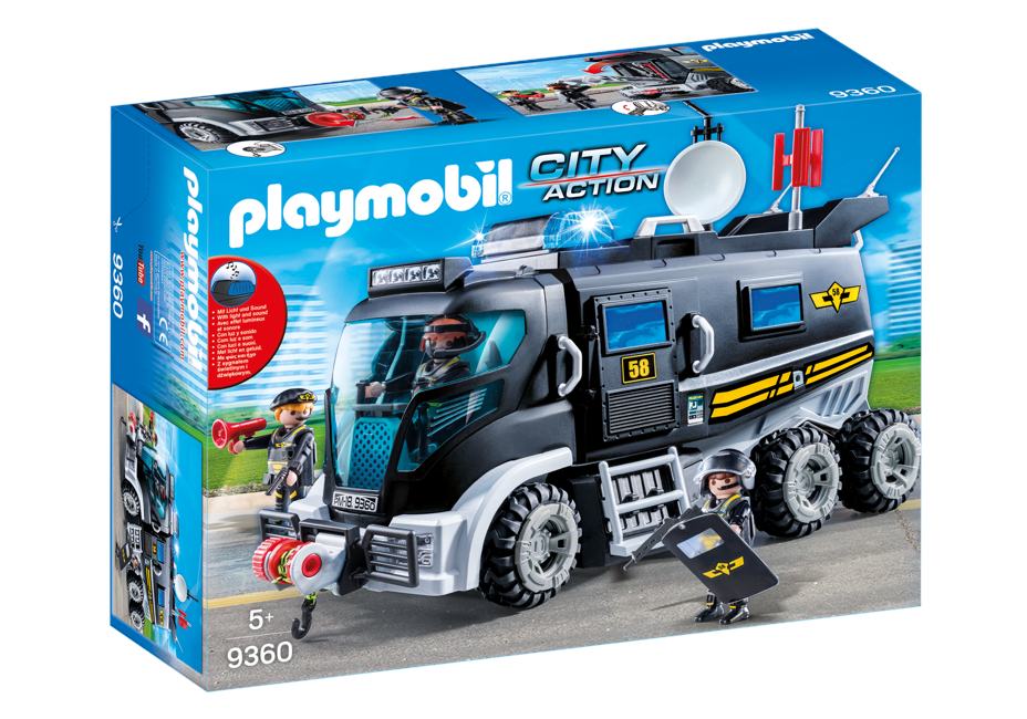 Playmobil - Insatsfordon med ljus och ljud (9360)