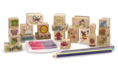 Melissa & Doug - Stamp-A-Scene - Fairy Garden (12424)