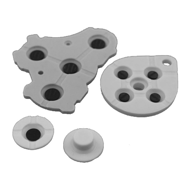 Zedlabz conductive rubber pad button contacts kit for nintendo gamecube controller (gc ngc)