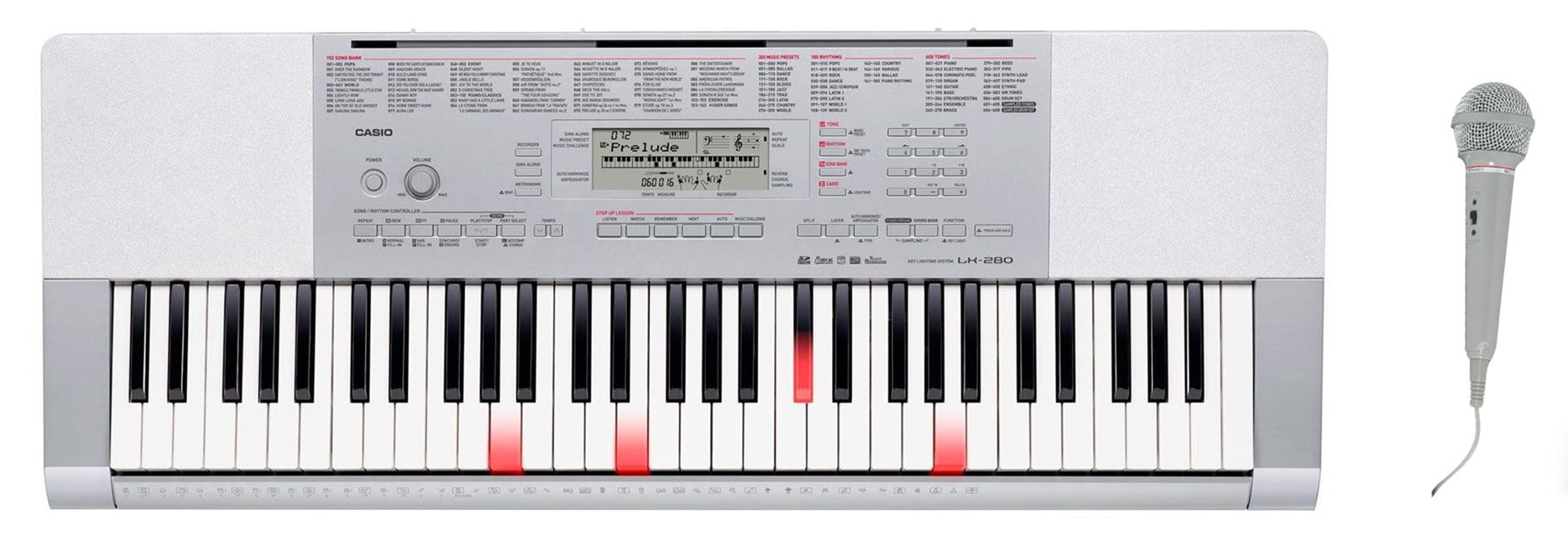 Casio - LK-280 - Transportabel Keyboard