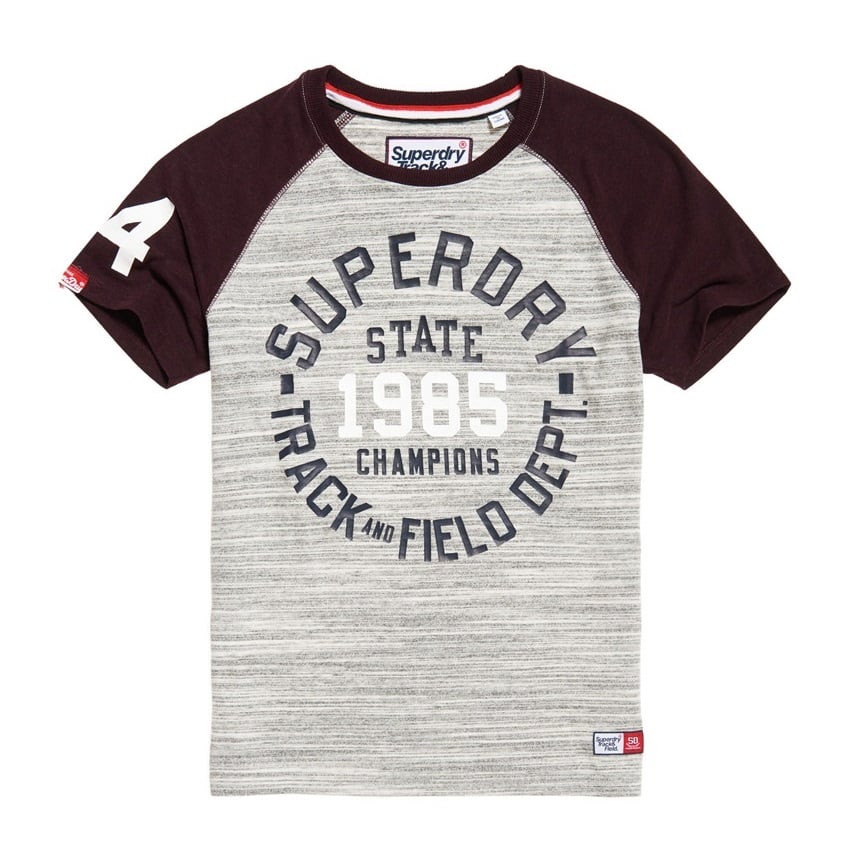 superdry baseball t shirt