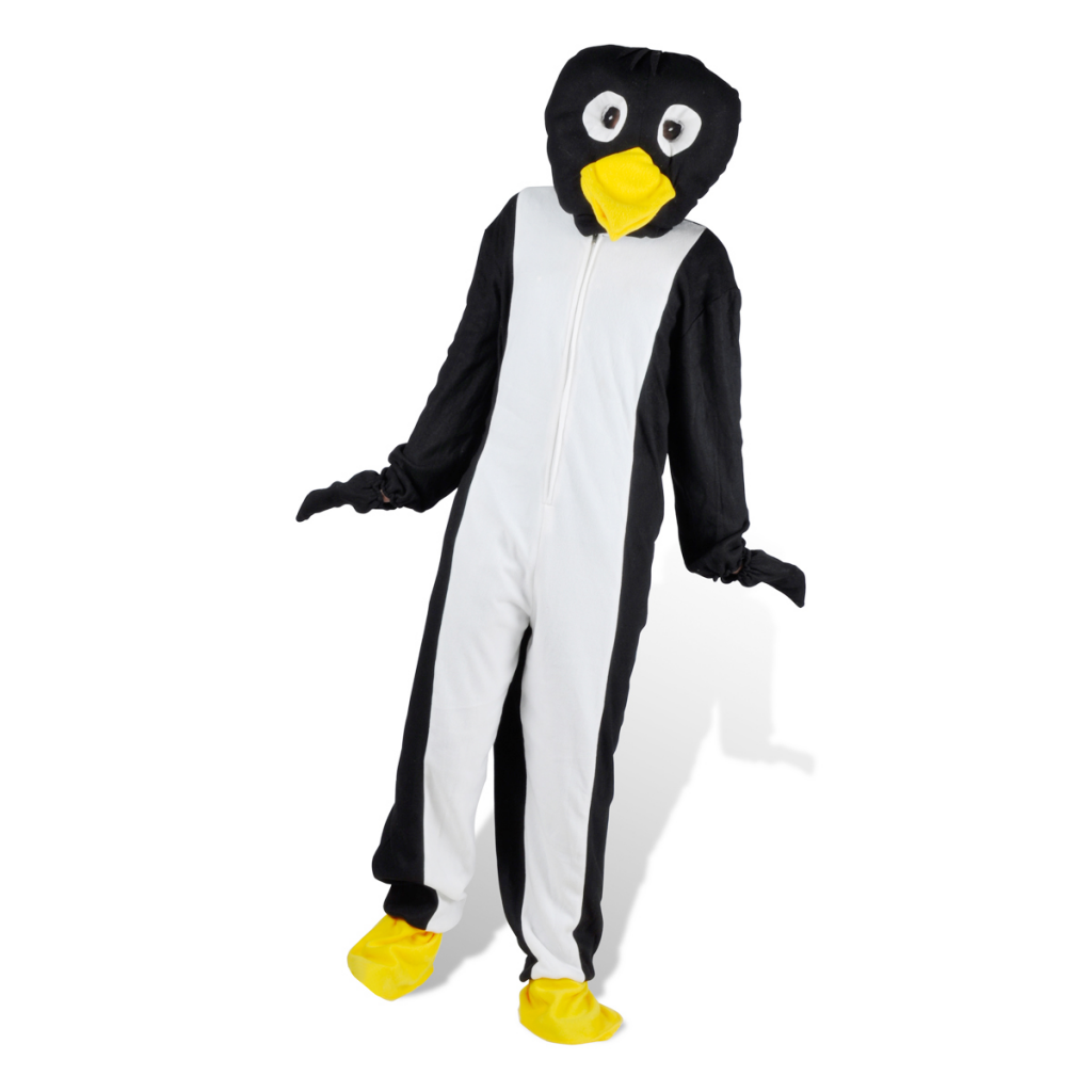Krympe Maladroit Silicon Køb Masquerade Costume Unisex Penguin XL-XXL