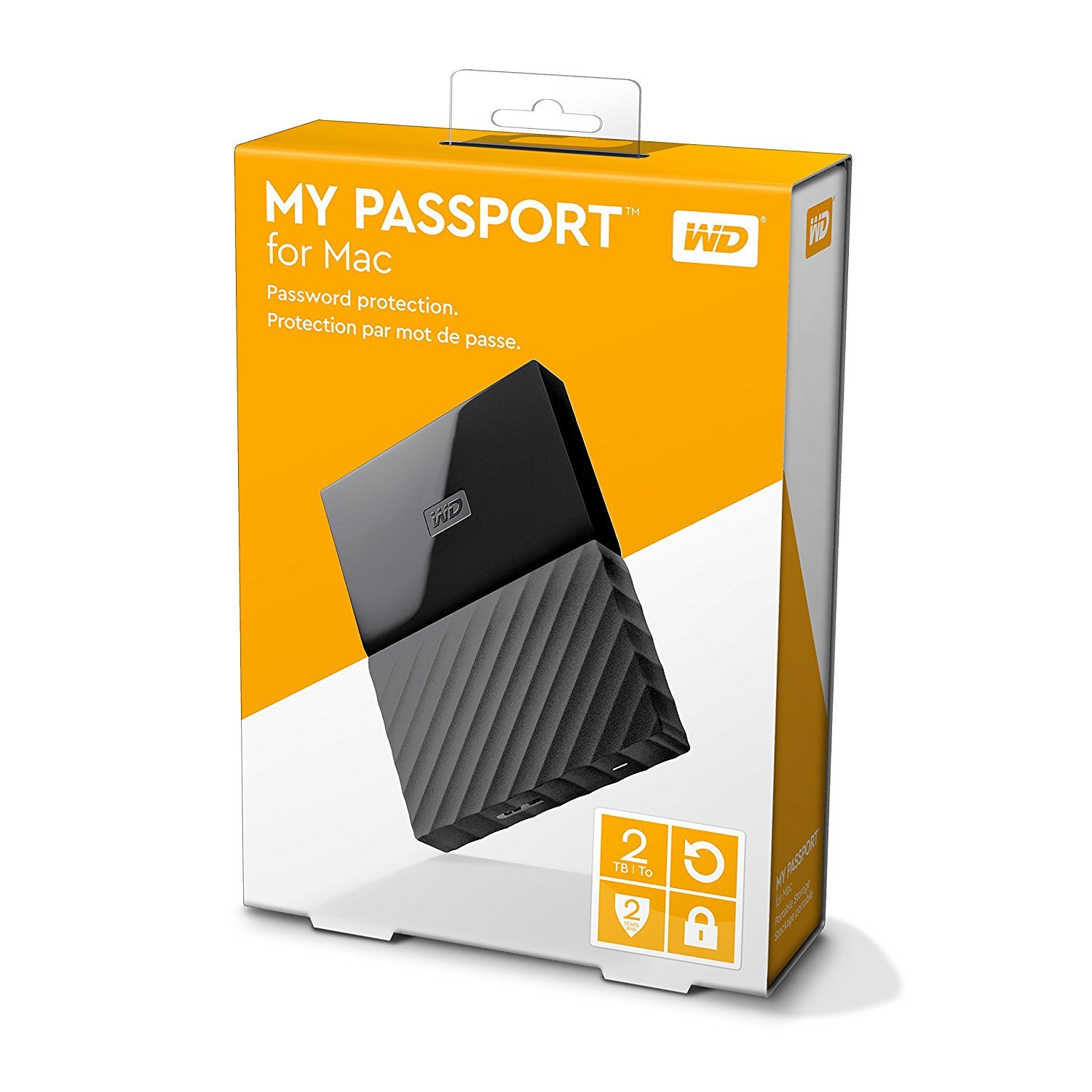 wd 2 tb my passport portable usb 3.0 hard drive black