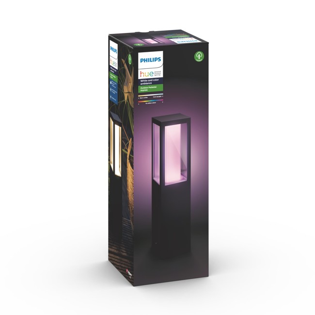 Philips Hue - Impress Sockelleuchte 24V Low Voltage Outdoor - Weiß & Farbe Ambiance