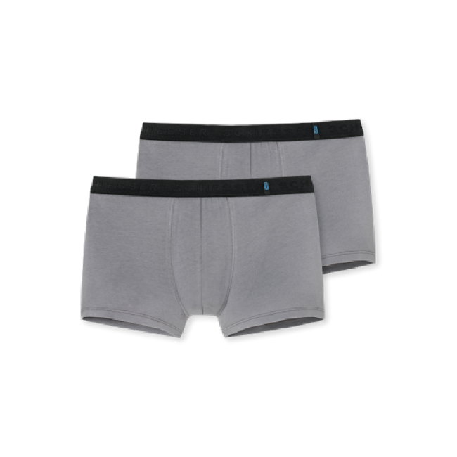 Schiesser Shorts 2-pack Gray