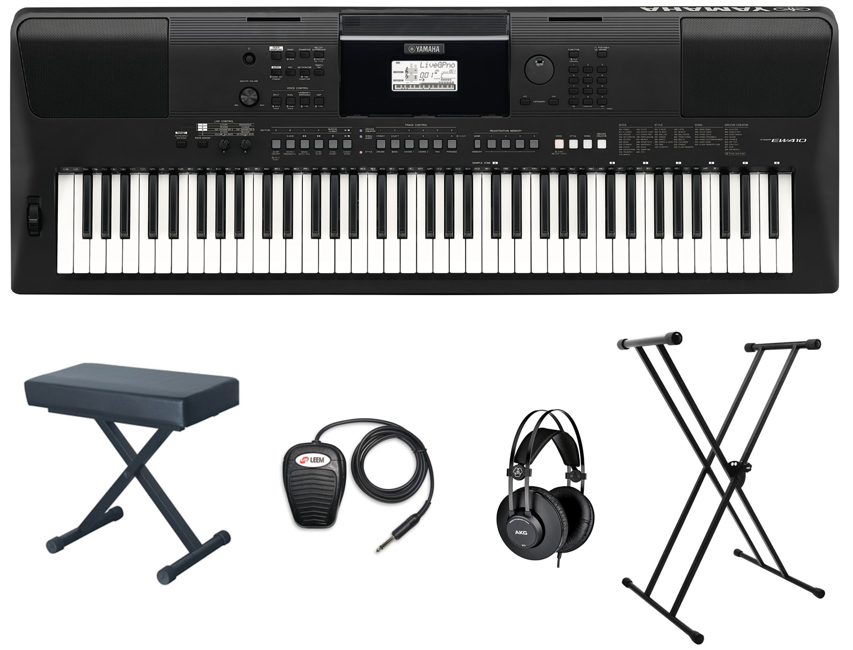 Yamaha - PSR - EW410 - Deluxe Keyboard Pakke