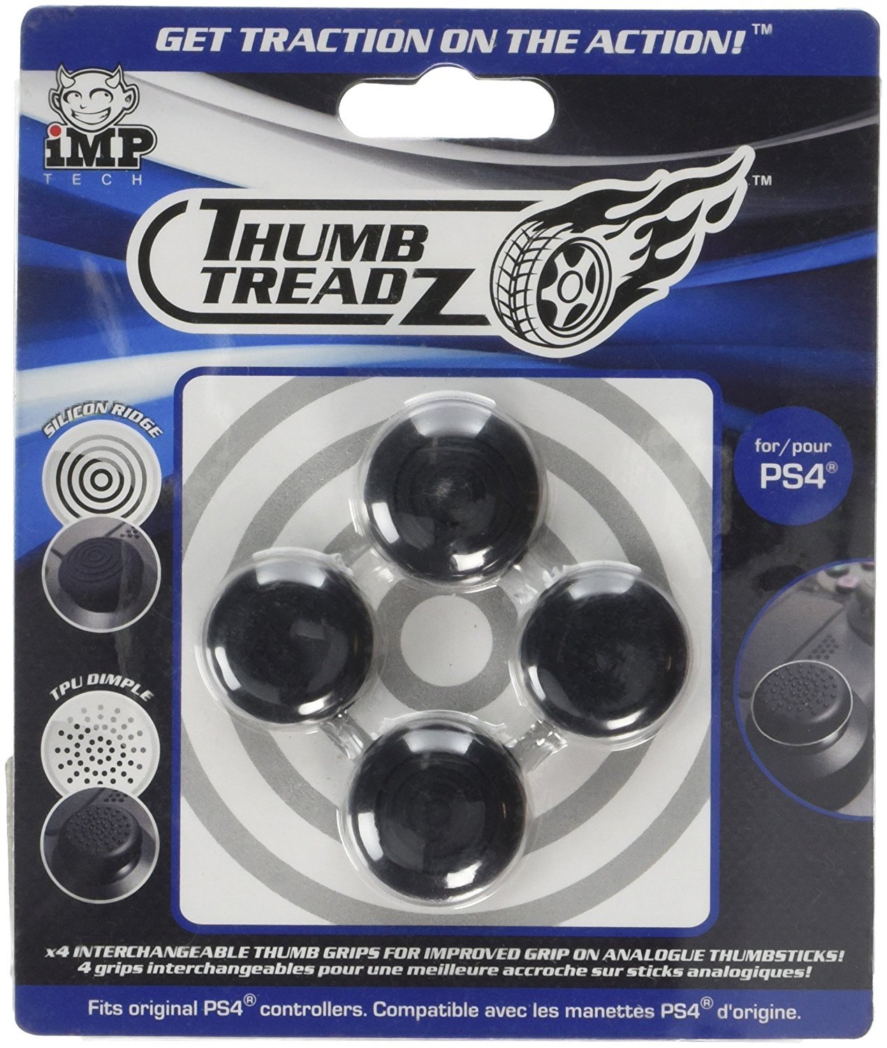 Trigger Treadz: Thumb Treadz 4-Pack (PS4) - Videospill og konsoller