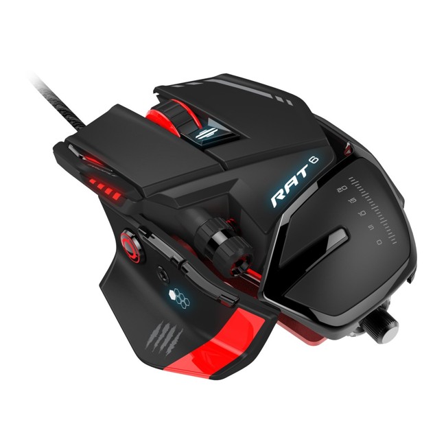 Mad Catz - R.A.T. 6 Gaming Mouse (Black with RGB Light)