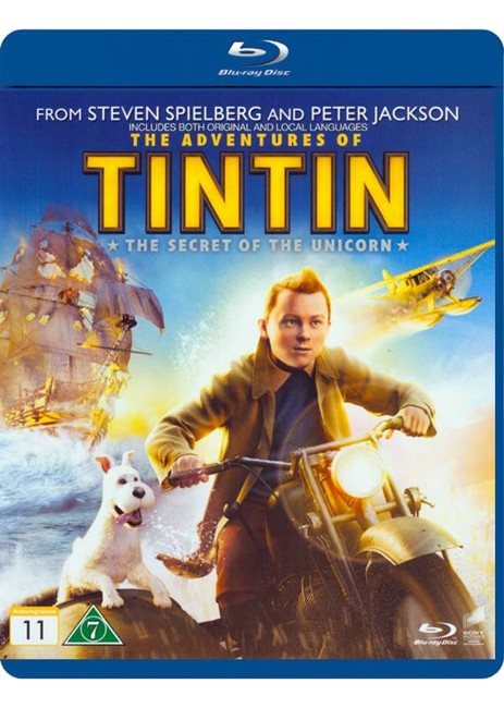 Tintin: Enhjørningens hemmelighed (Blu-Ray)