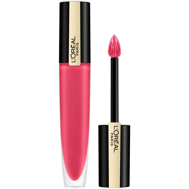 L'Oréal - Rouge Signature Lipstick - 128 I Decide