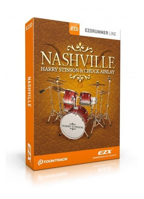 Toontrack - EZX Nashville - Udvidelses Pakke Til EZdrummer (DOWNLOAD)