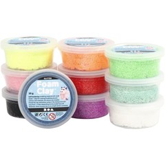 Foam Clay - Glitter - (10 x 35 g)