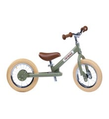 Trybike - Steel Balanscykel 2-Hjul, Vintage grön
