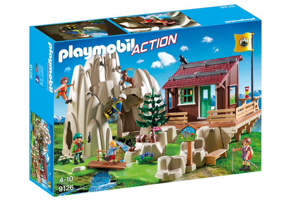 Playmobil - Bjergbestiger med Hytte (9126)
