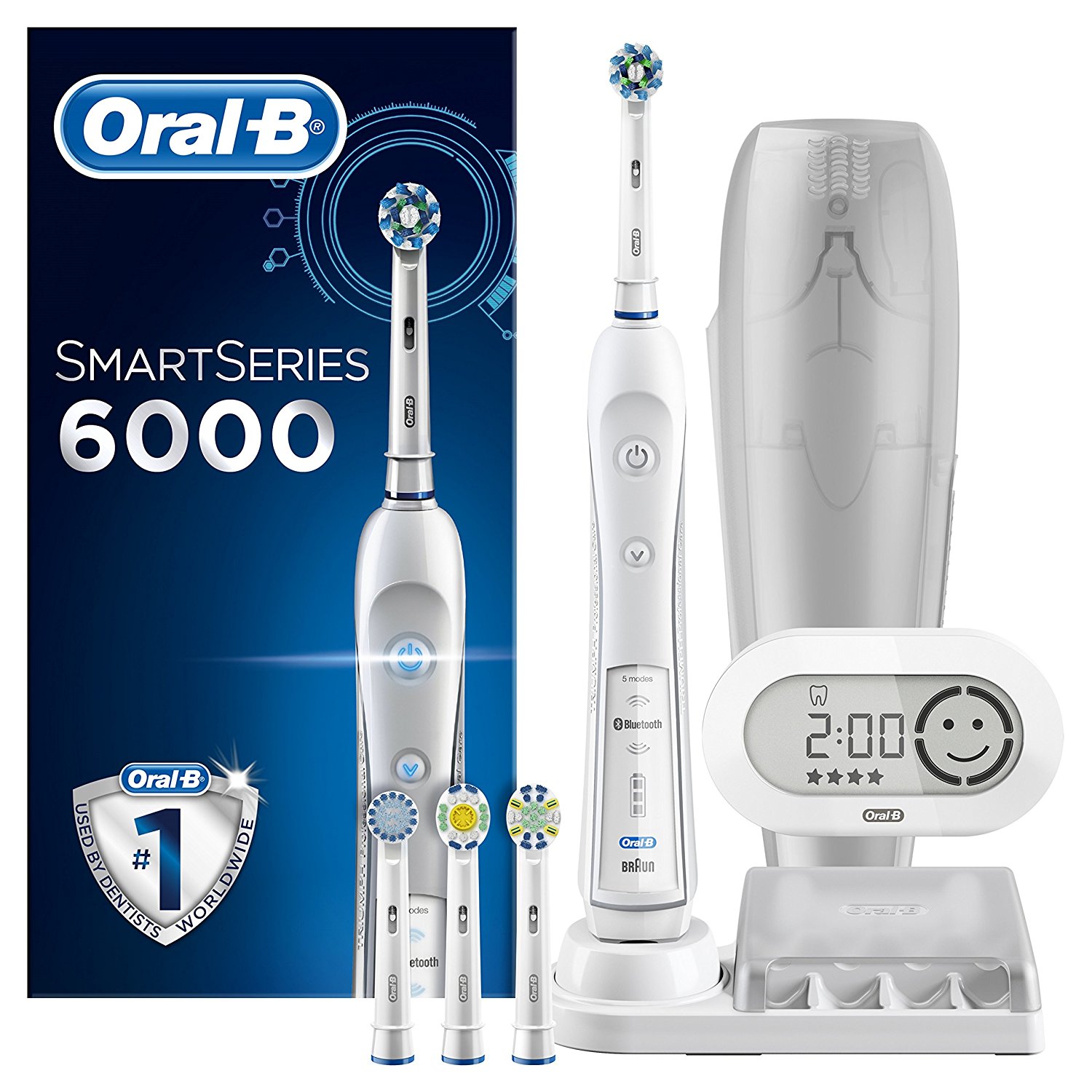K p Oral B Smart Series 6000 CrossAction Electric Rechargeable 