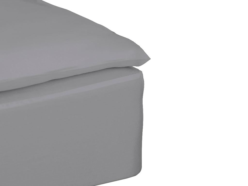 Södahl - Comfort Box Sheets 180 x 200 x 30 cm - Grey (724053)