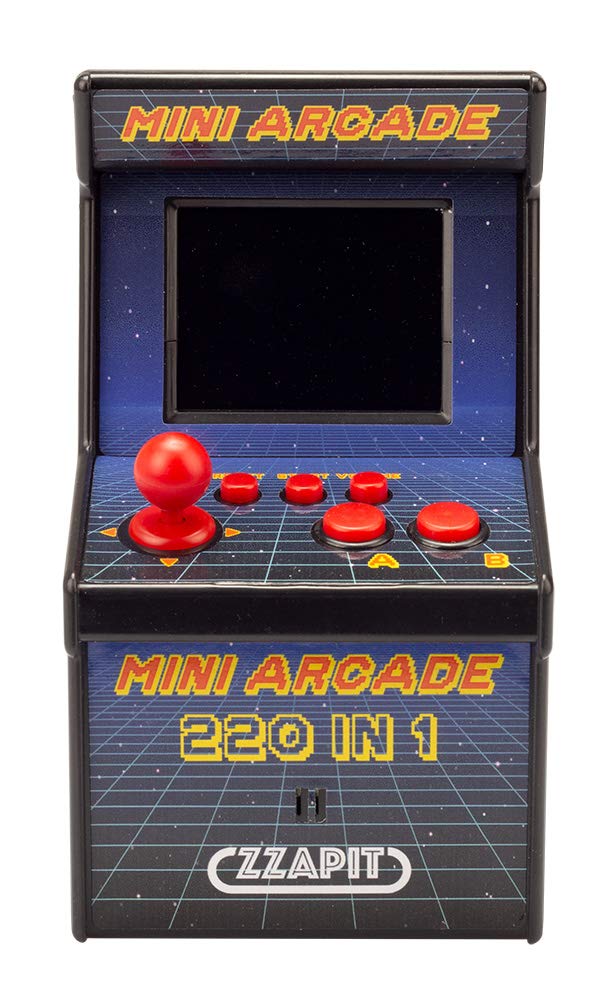 Includes 220 Built In Games Zzapit Retro 16-Bit Portable Mini Arcade Unit 