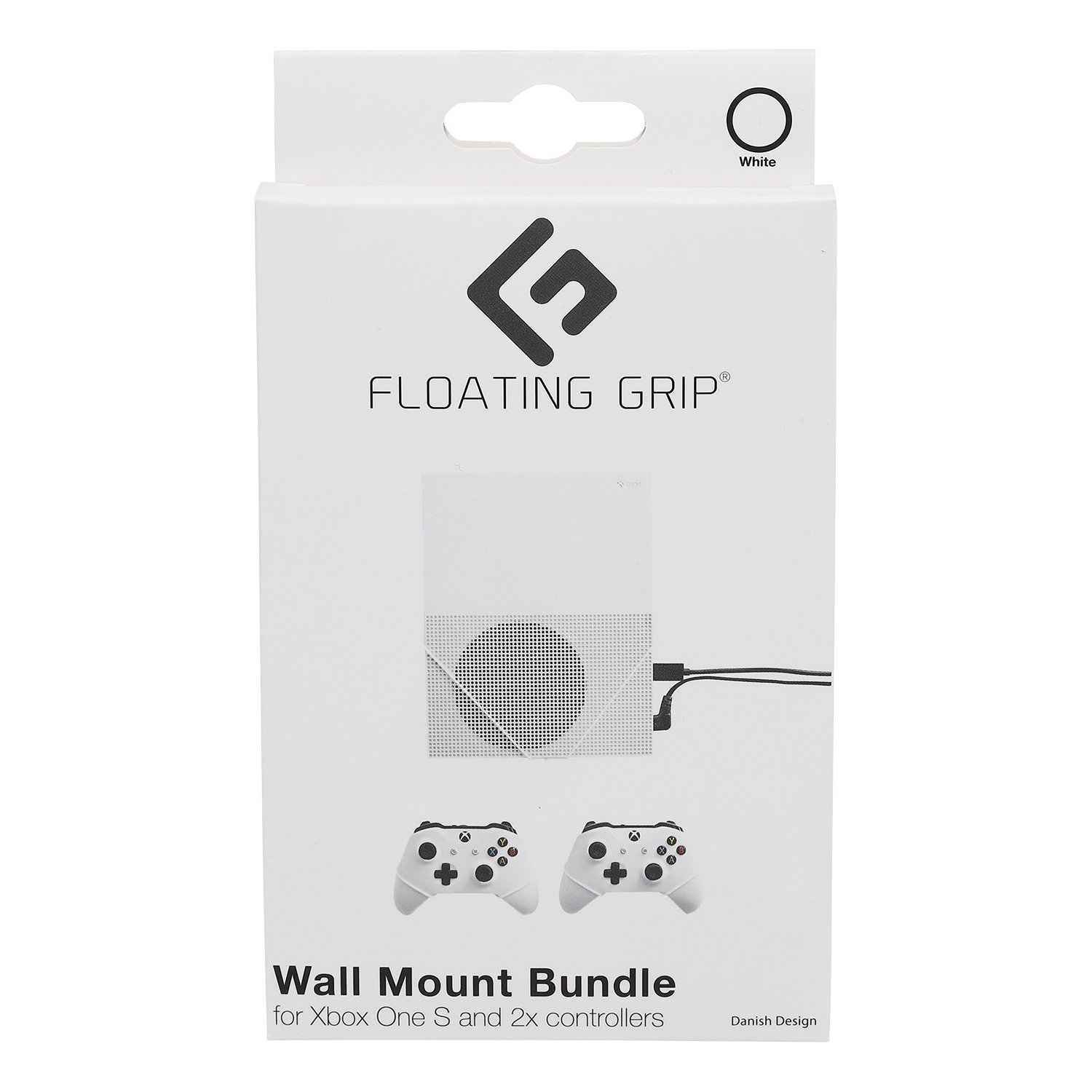 Floating Grips Xbox One S and Controller Wall Mounts - Bundle (White) - Videospill og konsoller