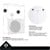 Floating Grips Xbox One S and Controller Wall Mounts - Bundle (White) thumbnail-9